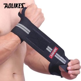 AOLIKES 1 PCS Wristband Wrist Support Weight Lifting Gym Training Wrist Support Brace Straps Wraps Crossfit Powerlifting