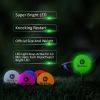 6pcs Led Golf Balls; Golf Gifts For Men; Long Lasting Bright Night Sports 6 Colours With Gift Box