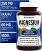 Magnesium Glycinate & Malate Complex w/Vitamin D3, 100% Chelated for Max Absorption- Bone Health, Nerves, Muscles, 240 Capsules, 120 Days