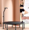 Mini Trampoline for Adults;  Safety Indoor Rebounder Trampoline for Kids;  Folding Small Trampoline with Storage Bag for Home Exercise Fitness;  Max L