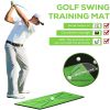 1pc Golf Training Swing Detection Mat; Golf Garden Grassland Practice Training Equipment; Mesh Aid Cushion 30x60CM(11.81*23.62in)