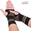 1pair Unisex Copper Fiber Wrist Compression Sleeves; Comfortable And Breathable For Arthritis; Tendonitis; Sprains; Workout; Carpal Tunnel; Wrist Supp