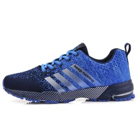 Running Shoes Breathable Men's Sneakers Fitness Air Shoes Cushion Outdoor Brand Sports Platform Mens Sneakers Zapatos De Mujer (Color: 8702 blue, size: 40)