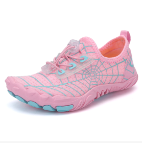 New children's fitness sports shoes outdoor beach swimming shoes upstream stream shoes (Color: Pink, size: 35)