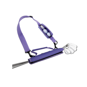 Golf Club Bag; Foldable Portable Practice Bag; Golf Supplies (Color: Purple)