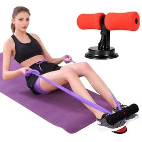 Sit-Ups Aid Household Belly Roll Lazy Suction Cup Abdominal Curling-up Weight Loss Abdominal Muscle Fitness Equipment (Color: black)