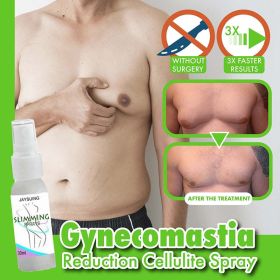 2pcs Gynecomastia Cellulite Reduction Spray Muscle Accelerating Hardening Sprayer Natural Extracts Tighten Chest Muscle Fitness (size: 1pc)