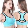 3 Packs Women Padded Sports Bras Yoga Fitness Push up Bra Female Top for Gym Running Workout Training