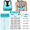 3 Packs Women Padded Sports Bras Yoga Fitness Push up Bra Female Top for Gym Running Workout Training