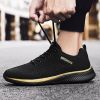 Outdoor Fitness Running Walking Trainers Men Casual Lightweight Lace-up Tenis Walking Sneakers Comfortable Breathable SportShoes