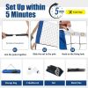 Folding Indoor & Outdoor Portable Badminton Net Set