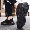 Outdoor Fitness Running Walking Trainers Men Casual Lightweight Lace-up Tenis Walking Sneakers Comfortable Breathable SportShoes