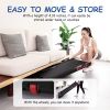 Walking Pad Treadmill Under Desk,Portable Mini Treadmill 265 lbs Capacity with Remote Control,Installation-Free Jogging Machine for Home/Office,Blueto