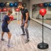 Both Adults And Kids Hand-Eye Coordination Ability Adjustable Height Boxing Punching Bag Stand Set