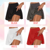 Tennis for Women Dance Fitness Solid Sports Skirts Female Tennis Running Skort Active Athletic Yoga Fitness Skirt Short